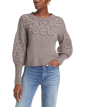 Stellah Floral Embroidered Sweater