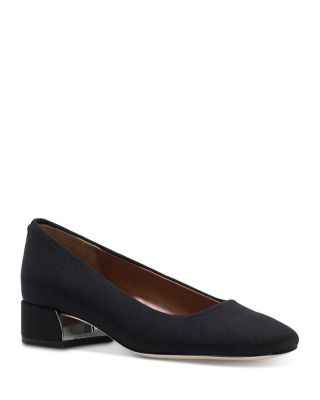 Donald Pliner - Women's Square Toe Block Heel Pumps