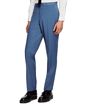 Sandro - Formal Bleu Classic Fit Suit Pants