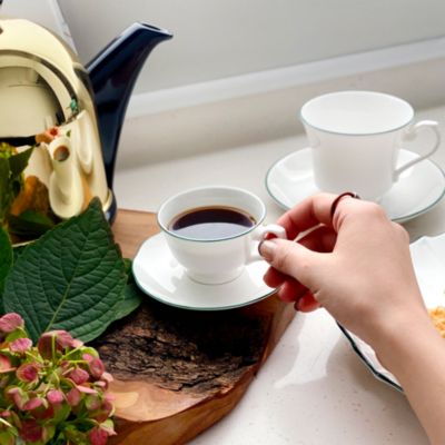 Amelie Espresso Cup & Saucer, Set of 2