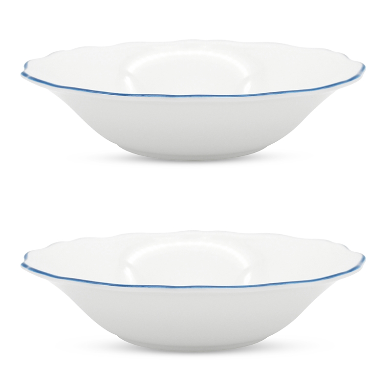 Prouna Amelie 9 Soup Pasta Bowl, Set Of 2 In Blue/white