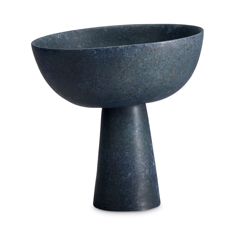 L'objet 8" Iron Terra Bowl On Stand In Iron