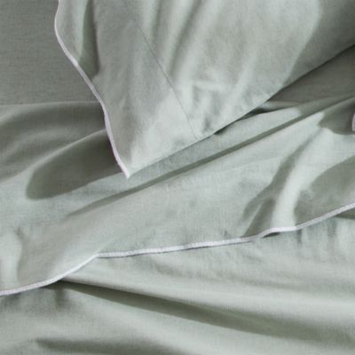 Pure Washed Linen-Blend Sheet Set