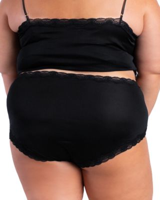 Lace Trim Silk Camisole