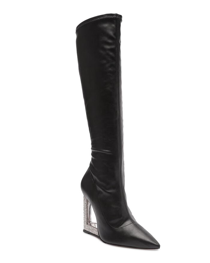 SCHUTZ Women's Filipa Pointed Toe Wedge Boots | Bloomingdale's