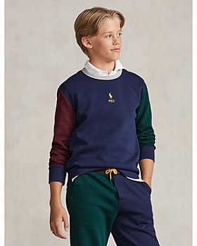 Ralph Lauren - Boys' Color-Blocked Double-Knit Sweatshirt - Little Kid, Big Kid