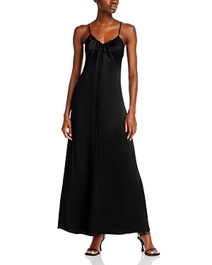 Shop Proenza Schouler White Label Harper Back Cutout Dress In Black