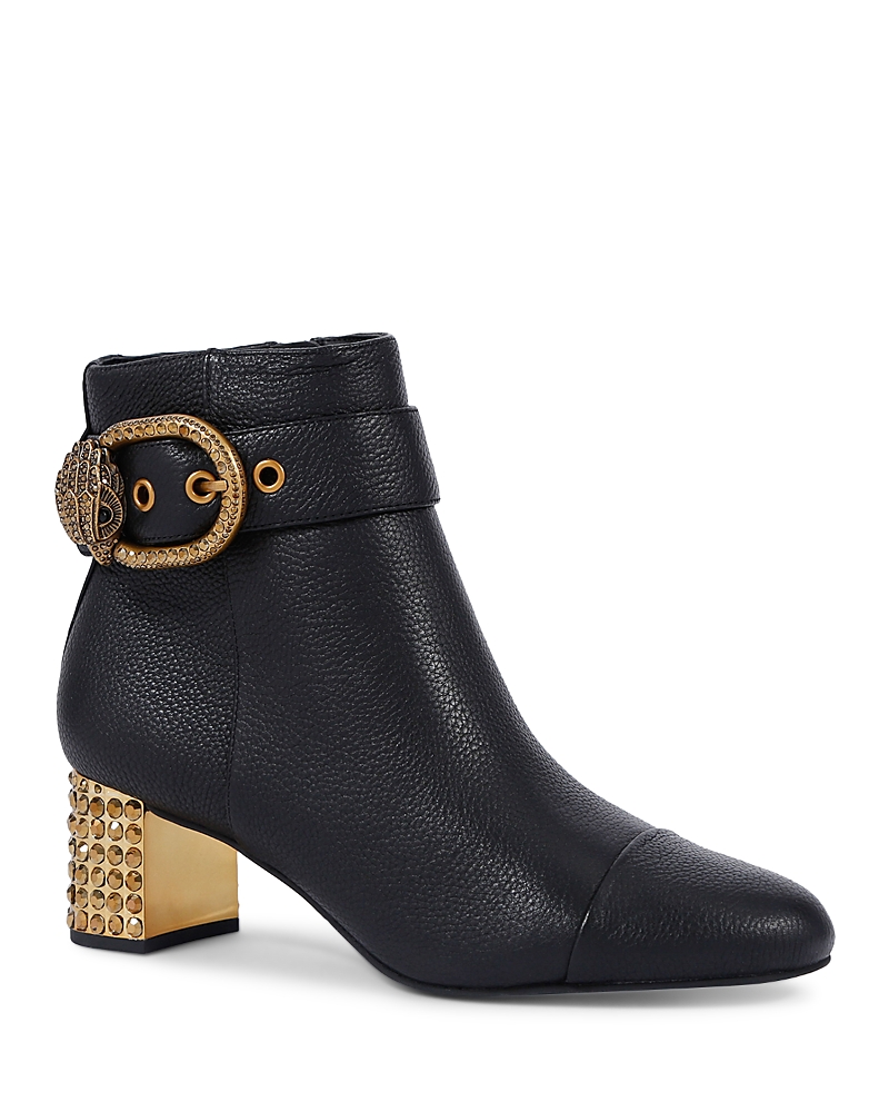 Kurt Geiger Mayfair Block Heel Bootie In Black