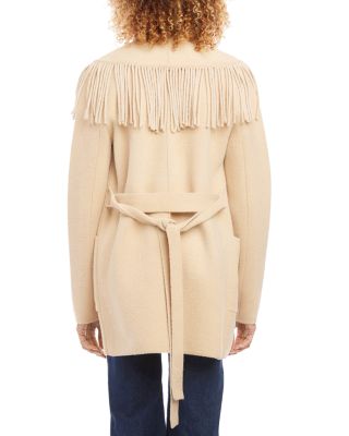 ジャケット・アウター karen Karen Kane Belted Fringe Jacket | Bloomingdale's