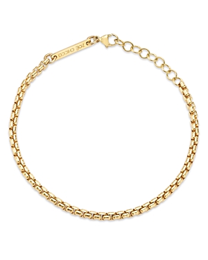 Zoe Chicco 14K Yellow Gold Heavy Metal Medium Box Link Chain Bracelet