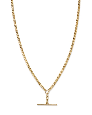 Zoë Chicco 14k Yellow Gold Heavy Metal Diamond Bar Lariat Necklace, 16-18