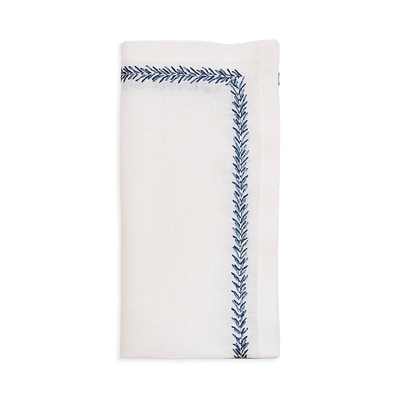 Kim Seybert Jardin Linen Napkin In White