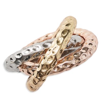 Trinity Napkin Ring in Multi, Set of 4 in a Gift Box