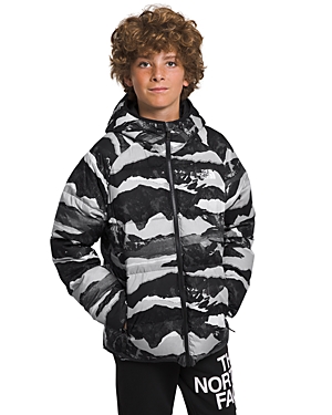 Shop The North Face Boys' Reversible North Hooded Jacket - Big Kid In Black