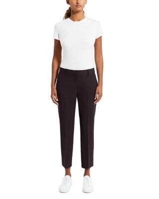 Treeca Wool-Blend Cropped Pants