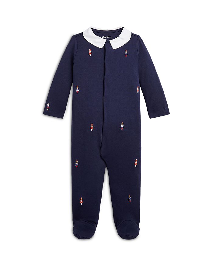 Ralph Lauren Boys' Nutcracker Embroidered Cotton Footie Baby