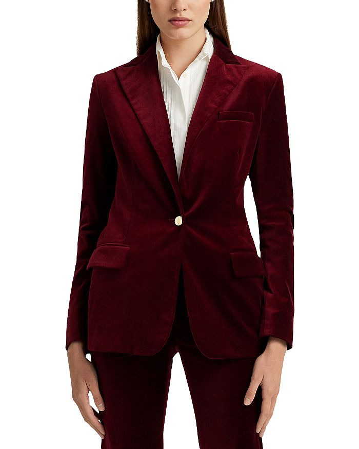 Women's Two Piece Pants Stylish Burgundy Women Suits 2 Pieces One Button  Blazer Flare Sleeves Slim No Lapel Plus Size Tailored Mother Of The