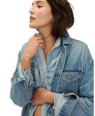 Classic Maternity Jean Jacket