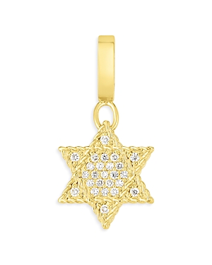 Roberto Coin 18K Yellow Gold Princess Tiny Treasures Diamond Star of David Charm Pendant