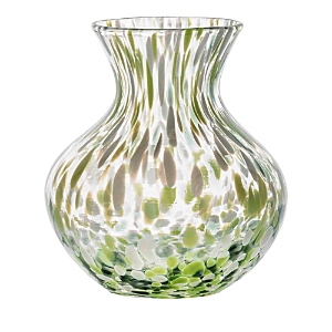 Juliska Puro Glass Vase, 6" In Green
