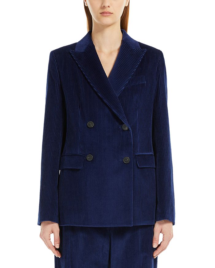 Max mara outlet velvet blazer
