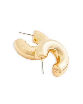 Small C Hoop Earrings