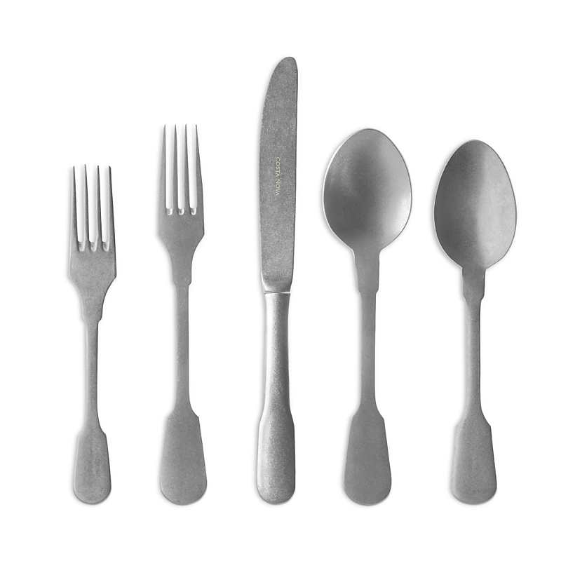 Costa Nova Saga Pvd Matte 5 Piece Place Setting In Stainless Steel