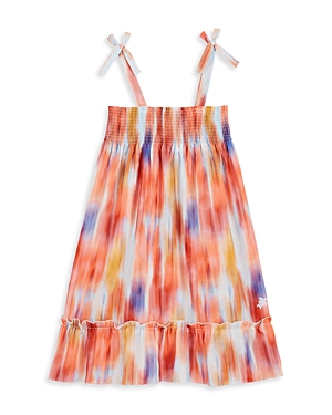 Vilebrequin Gloss Tie-dye Cotton Dress In Confit Multicolor