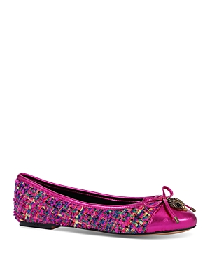 Kurt Geiger Eagle Ballet Flat In Pink Multi