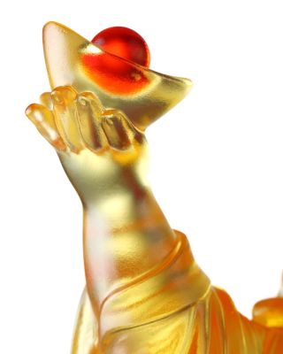 Joy Born From a Compassionate Heart Crystal Figure