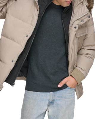 Nisko Faux Fur Trimmed Hooded Bib Coat