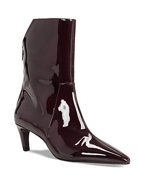 Vince Camuto Women's Quindele Pointed-toe Dress Booties In Dark Red