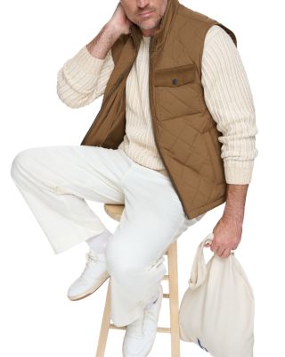 Barnet Quilted Corduroy Trimmed Water Resistant Vest
