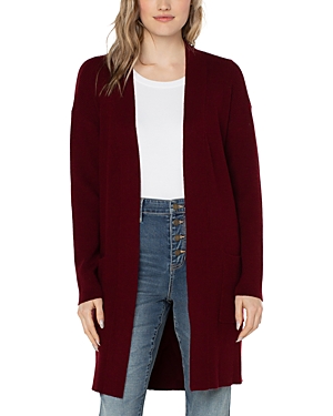 Liverpool Los Angeles Ribbed Open Front Cardigan