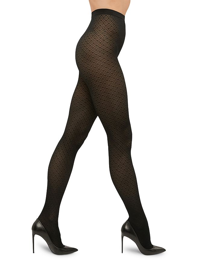 Wolford Geometric Jacquard Tights Bloomingdale's