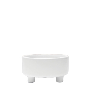 Waggo Ceramic Uplift Large Bowl In White