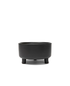 Waggo Ceramic Uplift Large Bowl In Black