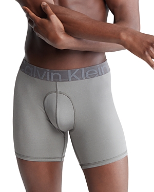 Shop Calvin Klein Future Shift Stretch Holiday Boxer Briefs In Charcoal Gray
