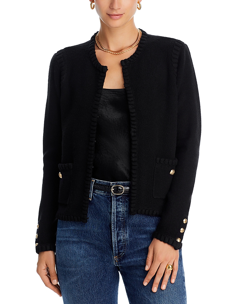 Aqua Bobble Cardigan - Exclusive In Black