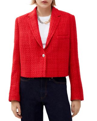 FRENCH CONNECTION - Azzurra Tweed Cropped Blazer