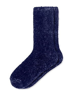 Hue Feather Cozy Socks In Blue
