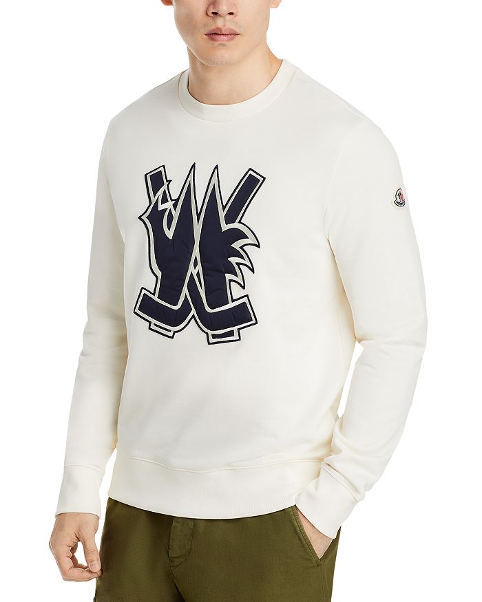 Moncler Logo Patch Sweatshirt | Bloomingdale's