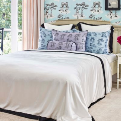 Gingerlily - x Sheila Bridges Harlem Toile Silk Bedding Collection