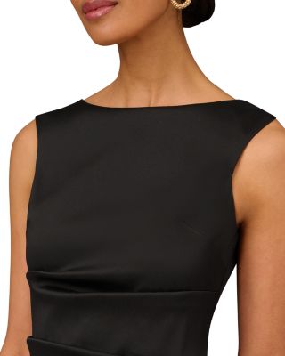 Stretch Mikado Midi Sheath Dress