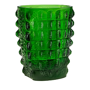 Shop Lalique Crocodile Vase, Amazon Green
