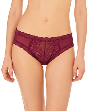 Natori Feathers Hipster In Crush Velvet
