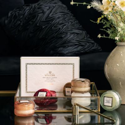 Macaron Candle Gift Box, Set of 6 - Exclusive