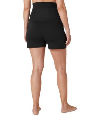 Cozy Fleece Maternity Shorts