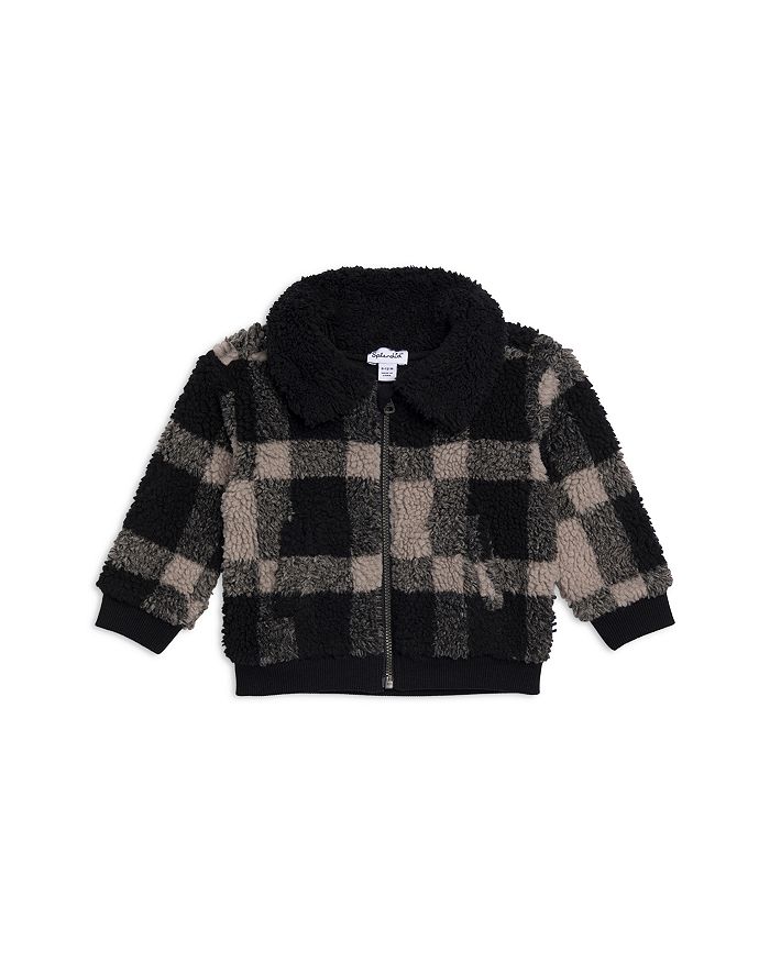 Splendid Boys' Fuzzy Plaid Bomber Jacket Baby Bloomingdale's