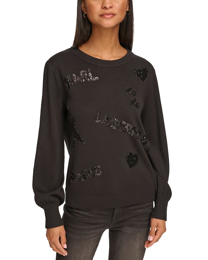 Lagerfeld crewneck deals